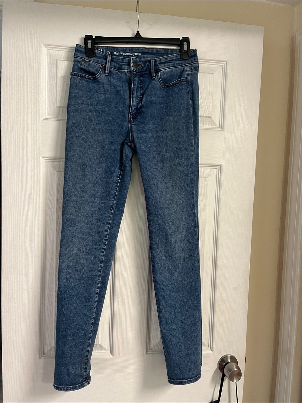 Talbots Flawless High-Rise Barely Boot Blue Women's Jeans